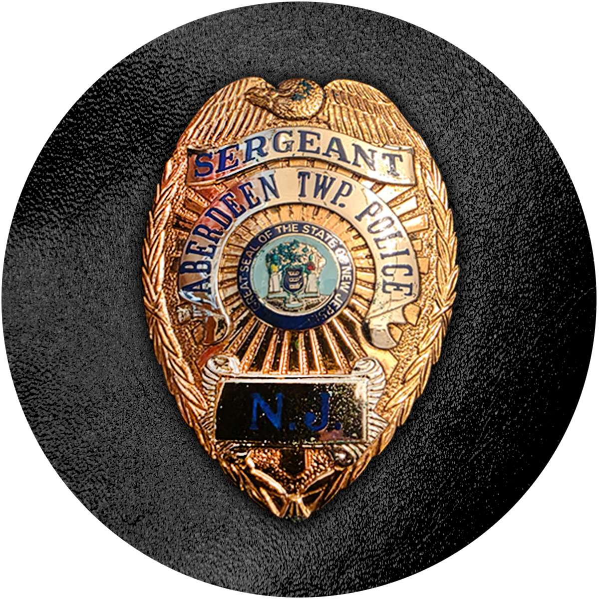 6 inch SH BK Aberdeen Police PROOF